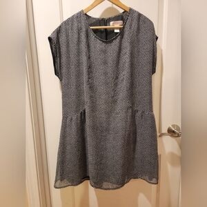 Band of Gypsies Black & White Mini Dress Size M